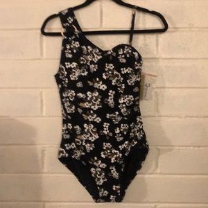 Michael kors black, white & grey swimsuit size 10
